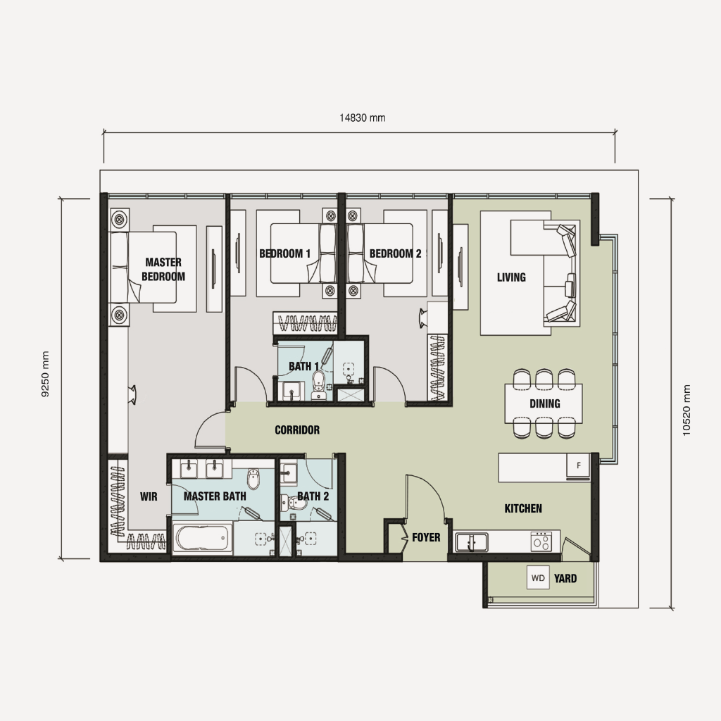 Floor Plan Aria Luxury Residence
